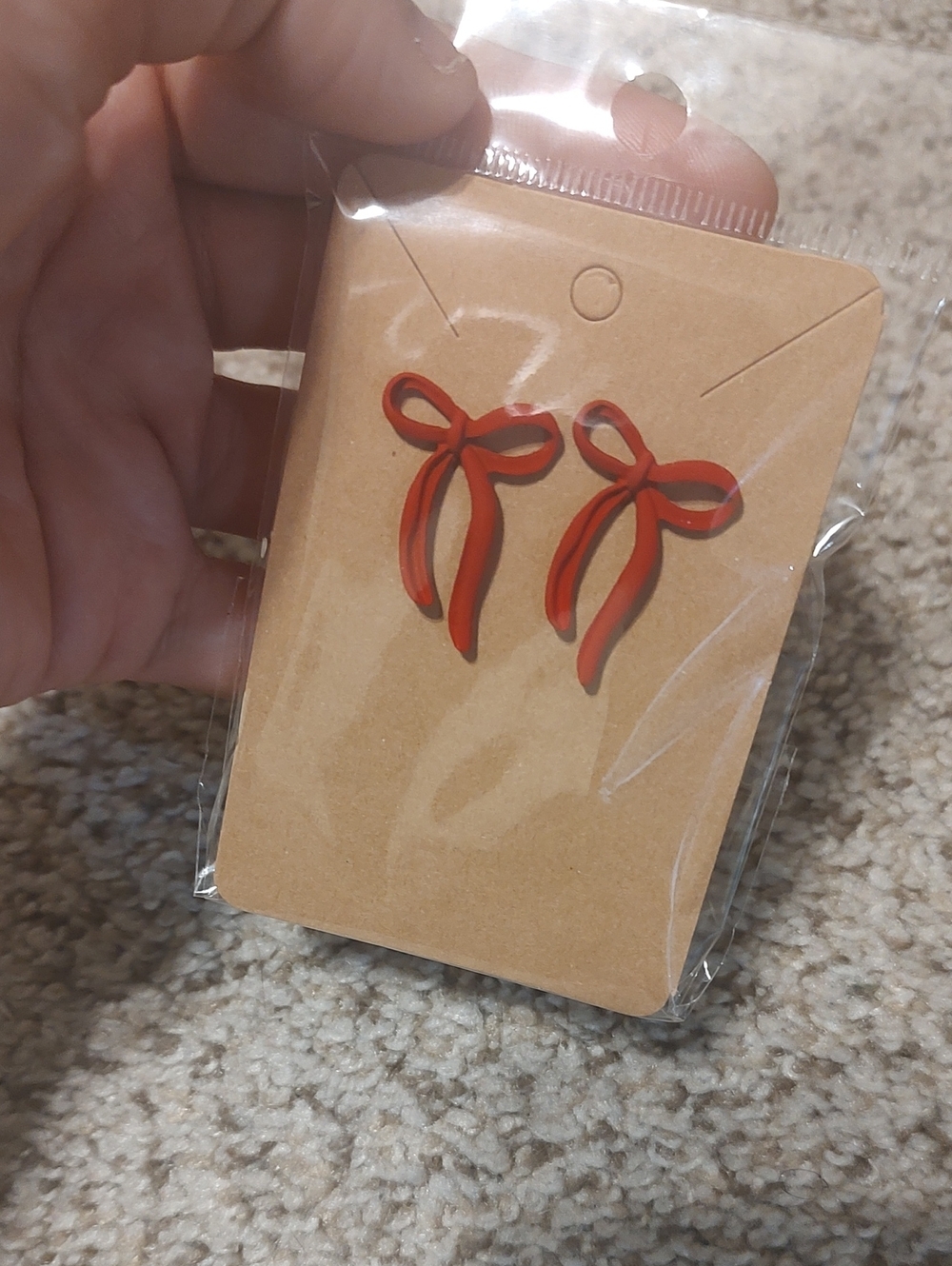 5 For $20 Red Bow Stud Earrings